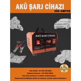 Polat 12V 10-200A Akü Şarj Cihazı
