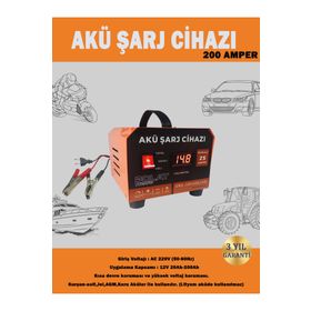 Polat 12V 10-200A Akü Şarj Cihazı
