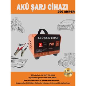 Polat 12V 10-200A Akü Şarj Cihazı