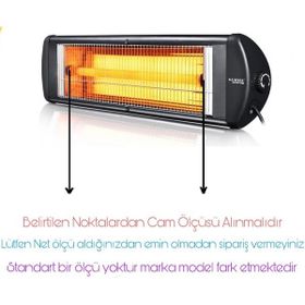 Polat Infrared 55 cm Ufo Isıtıcı Camı