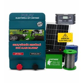 Polat Pro 4000 mt 40-45 Dönüm Güneş Panelli Elektrikli Çit