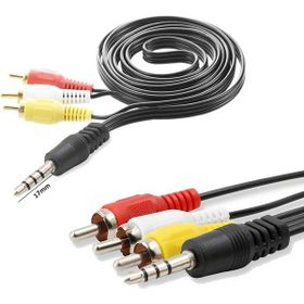 Polaxtor Av Kablo 3 Rca 3.5 mm Aux Uzun Jack Kablo