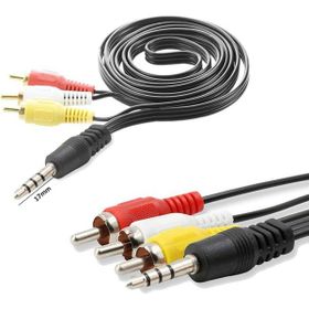 Polaxtor Av Kablo 3 Rca 3.5 mm Aux Uzun Jack Kablo