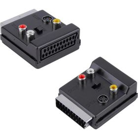 Polaxtor DY-3128 Erkek Dişi 3RCA Swichli Scart Adaptör