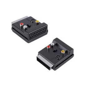 Polaxtor DY-3128 Erkek Dişi 3RCA Swichli Scart Adaptör