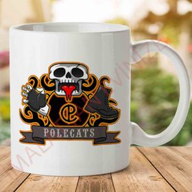 Polecats Full Throttle Logo Baskılı Kupa