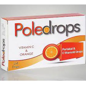 Poledrops Vitamin C Portakal Aromalı 24 Pastil