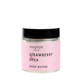Polente Natural 100 ml Çilek ve Shea Body Butter Yoğun Vücut Nemlendiricisi
