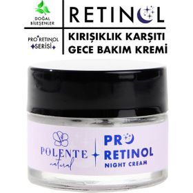 Polente Natural 50 ml Retinol İçeren Yaşlanma Karşıtı Gece Kremi