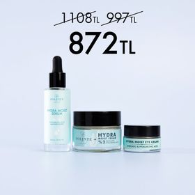 Polente Natural Hydra Moist Serisi Hyalüronik Asit Nemlendirici Dolgunlaştırı Bakım Seti