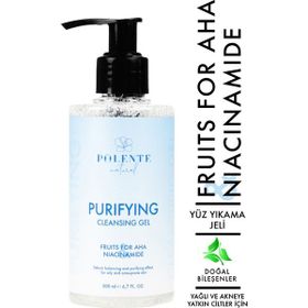 Polente Natural Yağlı ve Akneye Yatkın Ciltler 200 ml Arındırıcı Yüz Yıkama Jeli