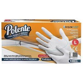 Polente Pudrasız Large Mavi Nitril Muayene Eldiveni