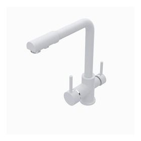 Polex Cristalux Lux Arıtmalı Beyaz Mutfak Evye Bataryası