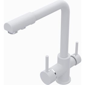 Polex Cristalux Lux Arıtmalı Beyaz Mutfak Evye Bataryası