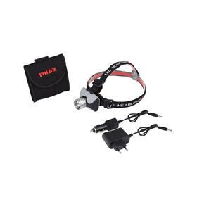 Police PS-1813 Zoomlu 12-220V Şarjlı Kafa Feneri