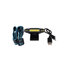 Police PS-1930 USB Şarjlı COB Led Şapka Feneri