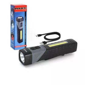 Police PS-343 Power Cob Ledli Şarjlı El Feneri
