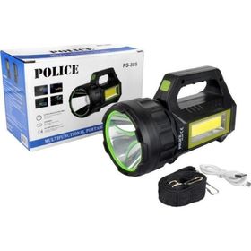 Police PS-385 30 W Cob Ledli Güneş Enerjili Şarjlı Spot Fener