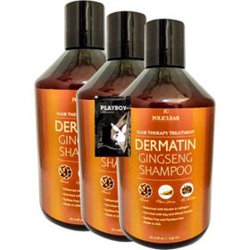 Policlear Dermatin Shampoo Ginsengli 3x500 ml Özel Bakım Şampuanı