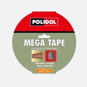 Polidol 25 mm 2 mt Mega Tape Extreme Fix Montaj Bandı