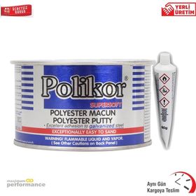Polikor POLİKOR0002 Süper Soft 450 gr Çelik Macunu ve Macun Sertleştirici