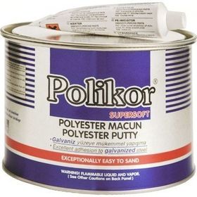 Polikor Polyester Çelik Boya Macunu