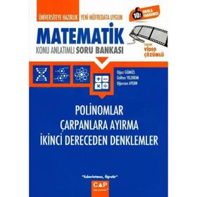 Polinomlar Çarpanlara Ayırma İkinci Derece Denklemler-Çap Yayınları