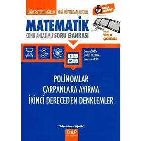 Polinomlar Çarpanlara Ayırma İkinci Derece Denklemler-Çap Yayınları