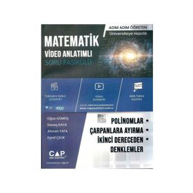 Polinomlar Çarpanlara Ayırma İkinci Dereceden Denklemler - Çap Yayınları
