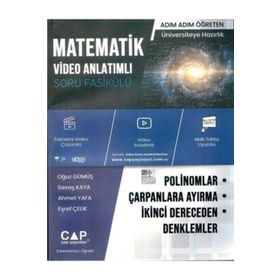 Polinomlar Çarpanlara Ayırma İkinci Dereceden Denklemler - Çap Yayınları
