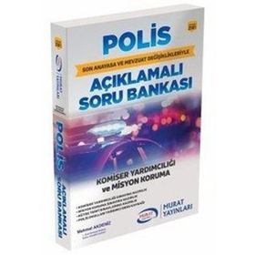 Polis Hukuku ve Mevzuatı Soru Bankası-Murat Yayınları