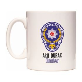 Polis Komiser Kişiye İsme Özel Meslek Kupa Bardak