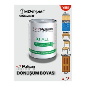 Polisan 0,75 lt Limon Küfü X1 All Tüm Zeminler İçin Yıkanabilen Silinebilen Kokusuz Boya