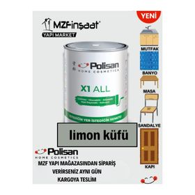 Polisan 0,75 lt Limon Küfü X1 All Tüm Zeminler İçin Yıkanabilen Silinebilen Kokusuz Boya