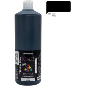 Polisan 1000 ml Siyah X1ART Vernikli Hobi Boyası