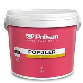 Polisan 20 kg Sakin Gri Popüler Plastik Mat İç Cephe Boyası