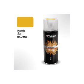 Polisan 2x400 ml Krom Sarı Akrilik Sprey Boya