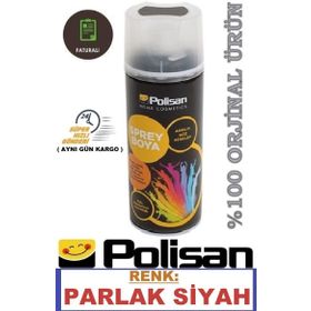 Polisan 326 Parlak Siyah 400 ml Sprey Boya