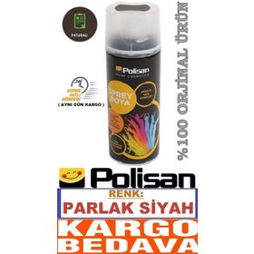 Polisan 326 Parlak Siyah 400 ml Sprey Boya