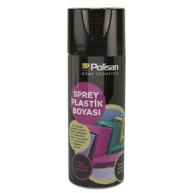 Polisan 400 ml Mat Siyah Sprey Plastik Boyası