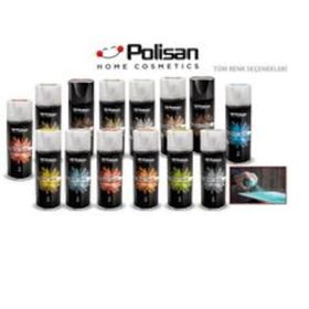 Polisan 400 ml Siyah Şeffaf Mat Vernik Sprey Boya