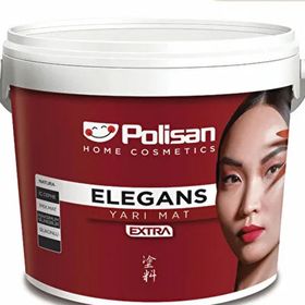 Polisan 4000 Sakız Beyazı Elegans Extra Yarı Mat Silikonlu İç Cephe Boya