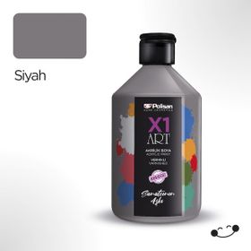 Polisan 500 ml Karbon Siyah X1art Multisurface Hobi Boyası