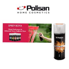 Polisan 8016 Kahverengi Plastik Yüzey Spreyi