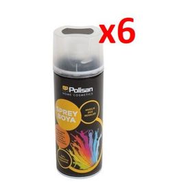 Polisan Akrilik Mat Siyah 400 ml Sprey Boya