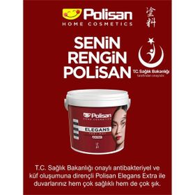 Polisan Antibakteriyel Elegans Extra 15 Lt / 20 kg Derya Renk İç Cephe Boyası
