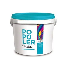 Polisan CI6271 Popüler 20 kg Sade Bej Plastik Mat Duvar Boyası