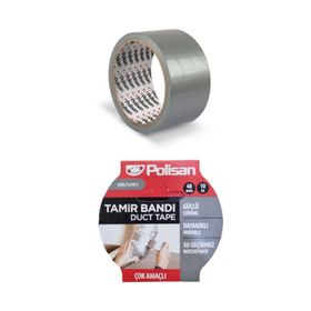 Polisan Duct Tape Gri 48 mm x 10 m Tamir Bandı