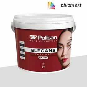 Polisan Elegans Dingin Gri 12.5 lt Yarı Mat İç Cephe Boyası