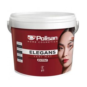 Polisan Elegans Extra Dingin Gri 7,5 lt Yarı Mat İç Cephe Duvar Boyası